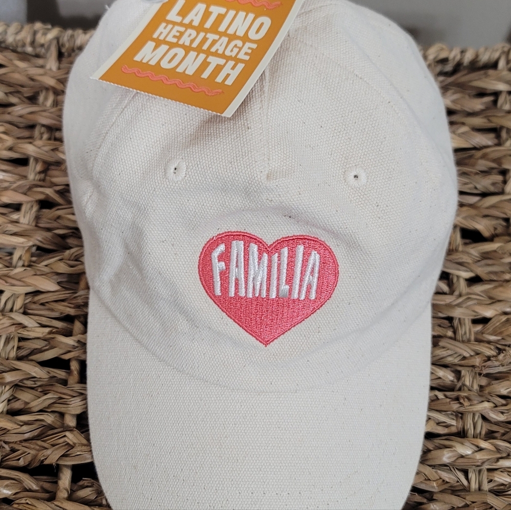 Cream and Pink Heart Hat Accessories